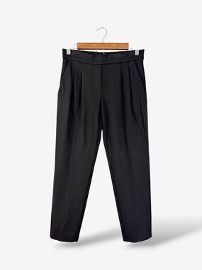 Aritzia Babaton Black Cohen Pants Size 4 Ankle Crop Italian Fabric Minimalist